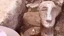 Hallan en Turquía una escultura de más de 11.000 años 
 