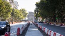 Avanzan la remodelación de la calle de Alcalá entre Cibeles y la plaza de la Independencia