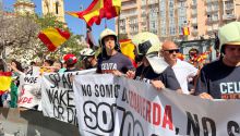 Nueva protesta de ciudadanos ceutíes frente a la Delegación del Gobierno para exigir 'soluciones'