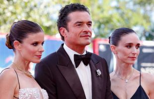 Orlando Bloom y las hermanas Mara animan la alfombra roja veneciana
 