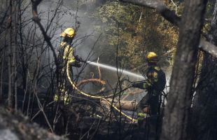 Extinguido el incendio de Las Peñas de Riglos 34 días después y tras quemar 14.500 hectáreas
 