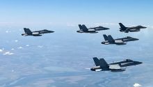 Cazas de la OTAN derriban un dron en el espacio aéreo lituano