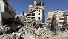 Al menos 20 muertos y 60 desaparecidos en el derrumbe de un edificio en Gaza