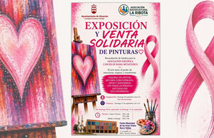 Exposición y venta solidaria de pinturas en Alcorcón a favor de la AECMM