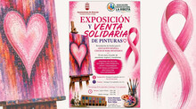 Exposición y venta solidaria de pinturas en Alcorcón a favor de la AECMM