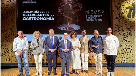 Publicado el tercer libro de la serie 'Armonía de las bellas artes y la gastronomía', dedicado a la música clásica