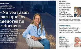 Las portadas de los periódicos de este domingo, 20 de septiembre