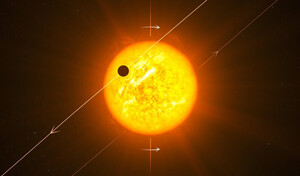 Hallan un exoplaneta 'rebelde' que orbita en sentido contrario al de su estrella
