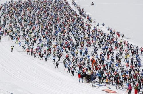 Maratn en Suiza con 11.200 esquiadores