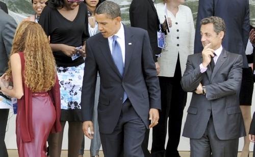 Obama y Sarkozy, muy atentos en la cumbre del G8 