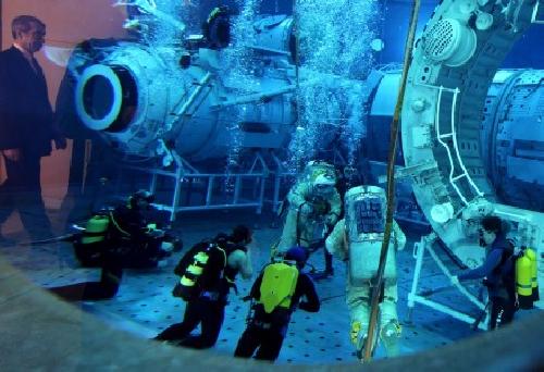 Prcticas espaciales bajo el agua
