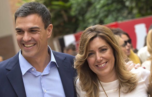 Pedro Sánchez y Susana Díaz en una foto de archivo. Efe