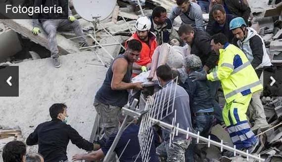Las imágenes de la devastación tras el terremoto en Italia