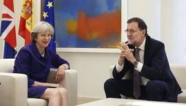 Rajoy y May trabajarán juntos por lo que une a España y Reino Unido