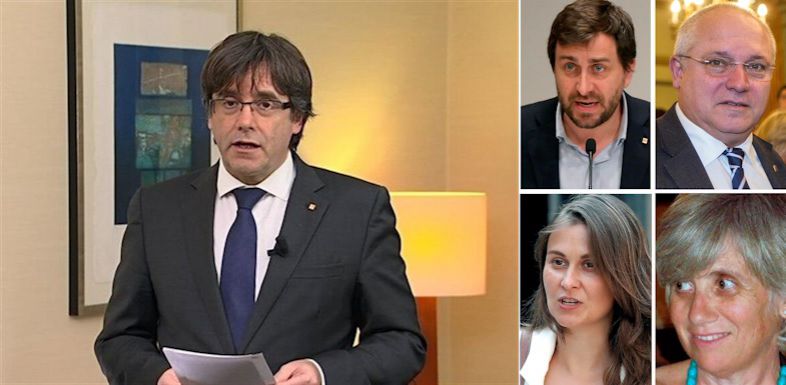 La jueza de la Audiencia Nacional Carmen Lamela ordena el arresto del expresidente cataln y los cuatro exconsejeros huidos a Blgica.