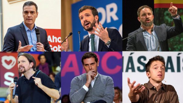 Todos los partidos piden el voto como solución al bloqueo político que vive España.